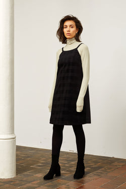 Shop babett corduroy dress black by Frisur on thegreenlabels.com