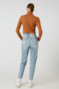 malena secondskin top maroon by ARMEDANGELS on thegreenlabels