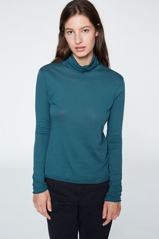 Shop malena secondskin top green by Armedangels on thegreenlabels.com