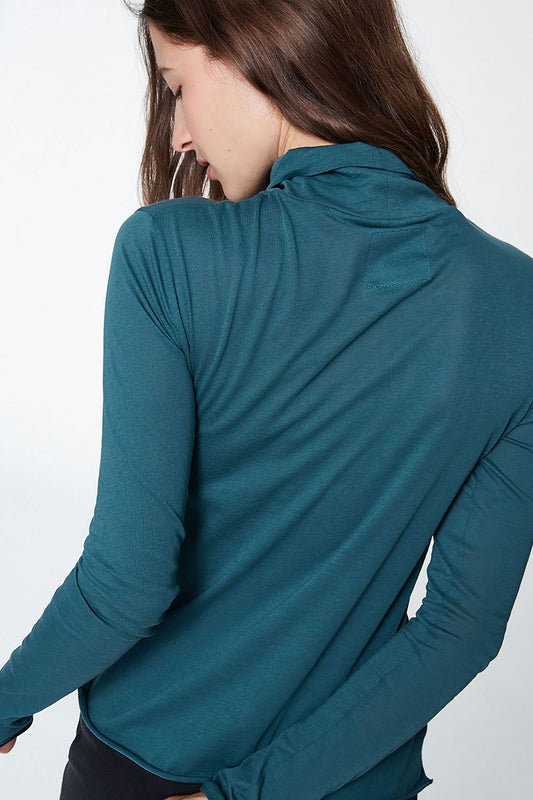 Shop malena secondskin top green by Armedangels on thegreenlabels.com