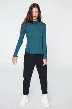 Shop malena secondskin top green by Armedangels on thegreenlabels.com