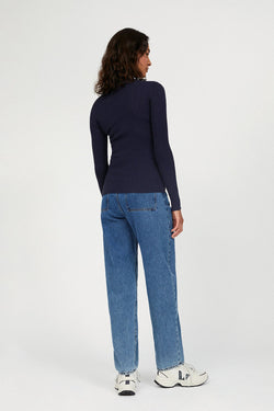 shop alaani sweater night sky by ARMEDANGELS at thegreenlabels