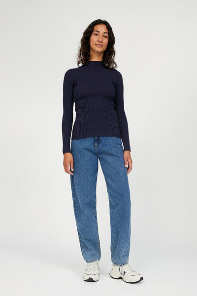 shop alaani sweater night sky by ARMEDANGELS at thegreenlabels