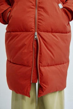 elfin down coat dark rust by Embassy of Bricks and Logs on thgreenlabels