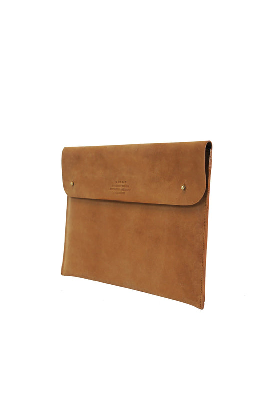 13" laptop sleeve eco camel by O My Bag on thegreenlabels.com