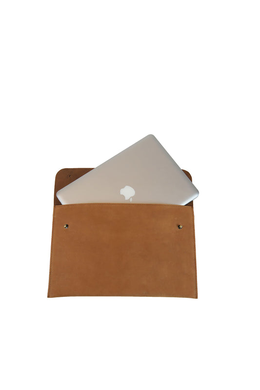 13" laptop sleeve eco camel by O My Bag on thegreenlabels.com