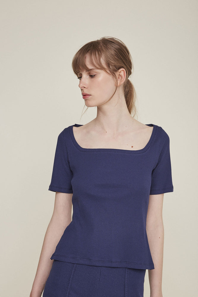 idara top navy by Rita Row at thegreenlabels