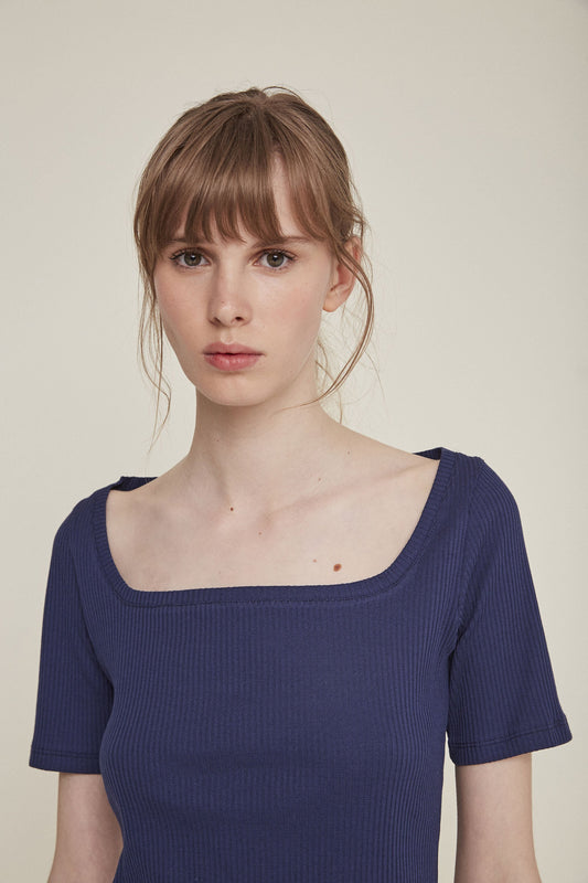 idara top navy by Rita Row at thegreenlabels
