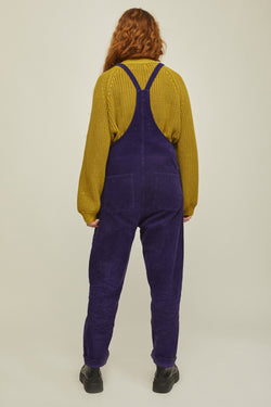 shop luan corduroy overall purple by rita row at thegreenlabels