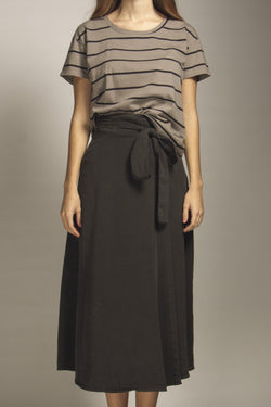 camiseta stripe t-shirt grey by Friday's Project on thegreenlabels