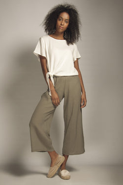 textured pants grey by Friday's Project from thegreenlabels