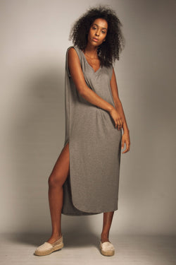 vestido dress grey by Friday's Project on thegreenlabels