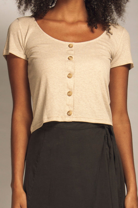 viscosa shirt beige by Friday's Project on thegreenlabels