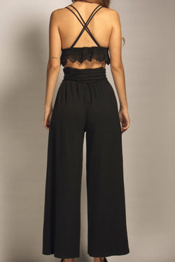 Shop crochet top black by Friday's Project on thegreenlabels