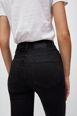 ingaa x stretch high waist skinny jeans detox denim by ARMEDANGELS