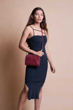 emily ruby classic leather by O My Bag on thegreenlabels