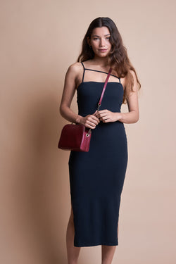 emily ruby classic leather by O My Bag on thegreenlabels
