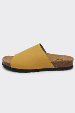 JENNY MUSTARD vegan slide-on