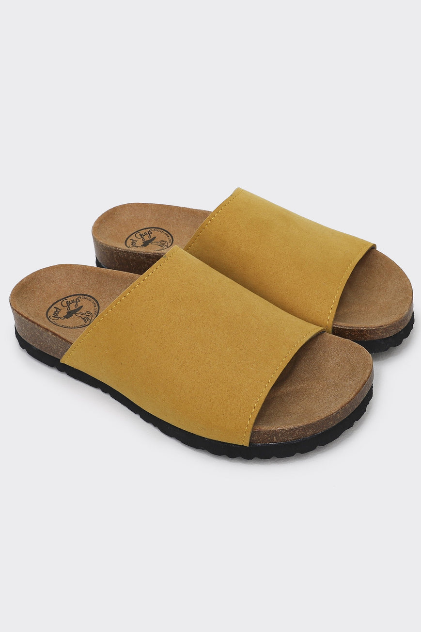 JENNY MUSTARD vegan slide-on