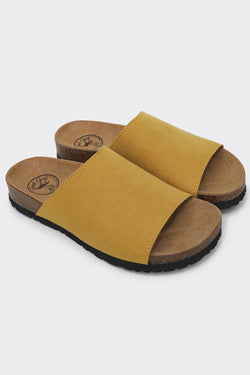 JENNY MUSTARD vegan slide-on