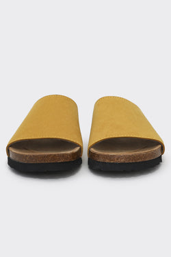 JENNY MUSTARD vegan slide-on
