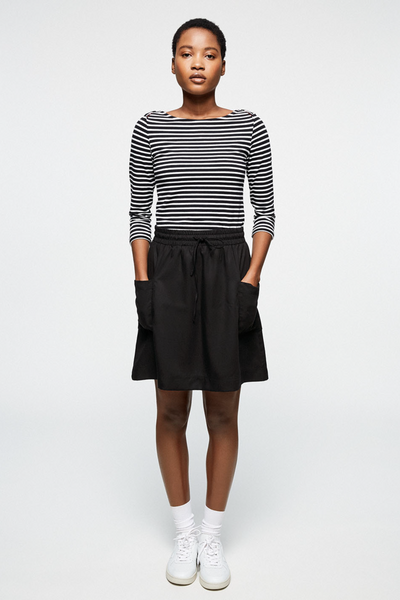 emiliaa skirt black by ARMEDANGELS on thegreenlabels