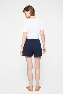 finaa pants dark navy by Armedangels on thegreenlabels