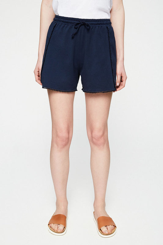 finaa pants dark navy by Armedangels on thegreenlabels