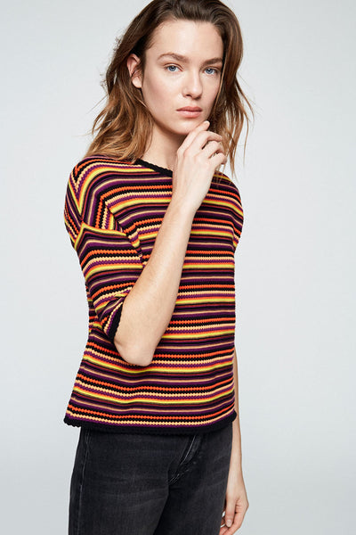 rimaa top black carrot by Armedangels on thegreenlabels