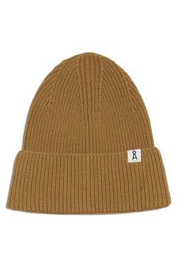 maax beanie caramel butter by ARMEDANGELS on thegreenlabels