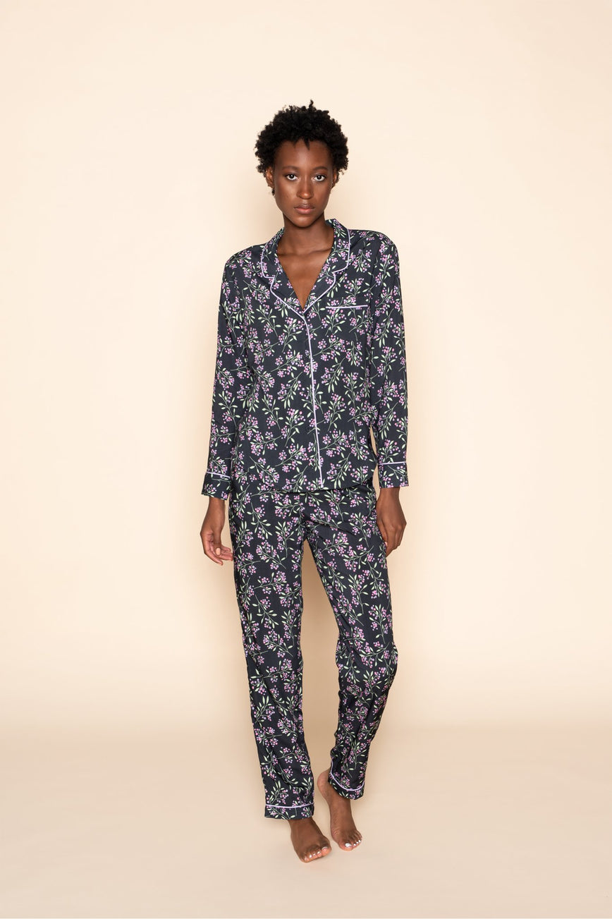 shop pants funky flowers by Le Nap at thegreenlabels.com