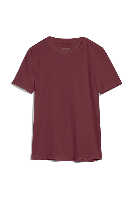 lidaa t-shirt port wine by ARMEDANGELS