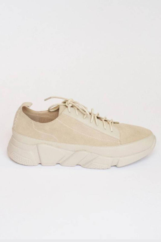 Shop gia sneaker taupe by Collection & Co on thegreenlabels.com