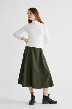Shop aine rib top white by Thinking Mu on thegreenlabels
