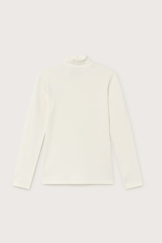 Shop aine rib top white by Thinking Mu on thegreenlabels