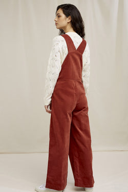 shop ali velvet dungarees cinnamon by people tree at thegreenlabels