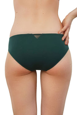Shop shorty amazone panties dark green by Olly Lingerie on thegreenlabels.com