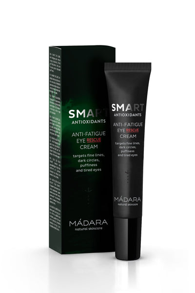 anti-fatigue eye rescue cream by Mádara on thegreenlabels.com