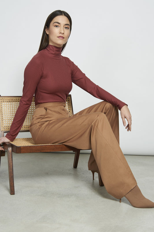 shop arouca wide pants tabacco by jan n june at thegreenlabels