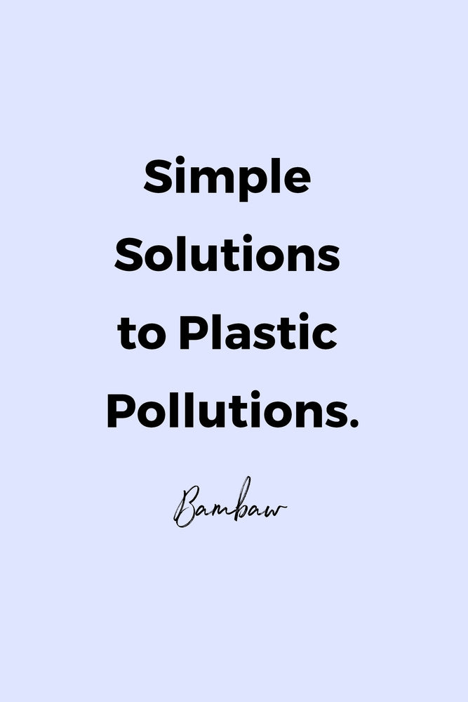 Simple sollutions to plastic pollutions by Bambaw