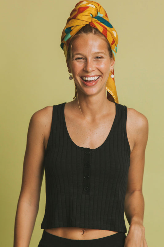 black heidi top by Thinking Mu on thegreenlabels