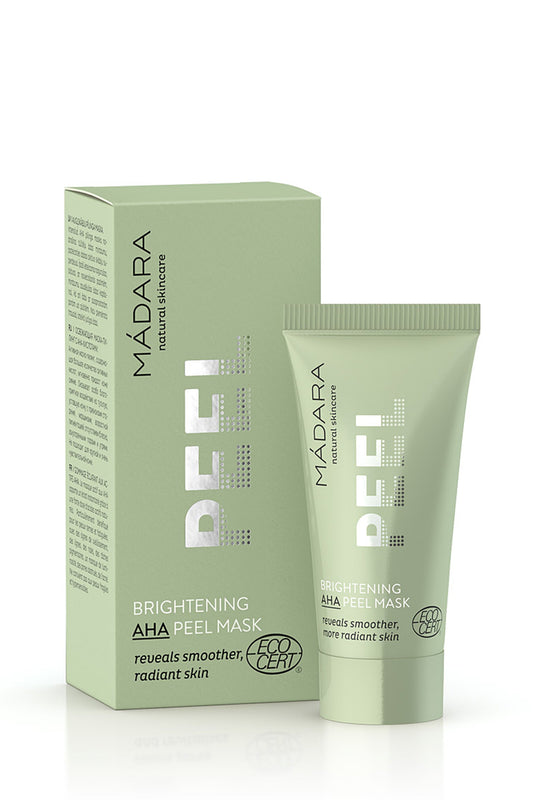 brightening aha peel mask by Mádara on thegreenlabels.com