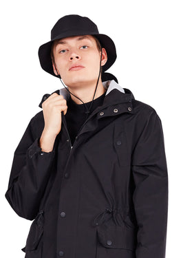Shop bucket hat black by Maium on thegreenlabels.com