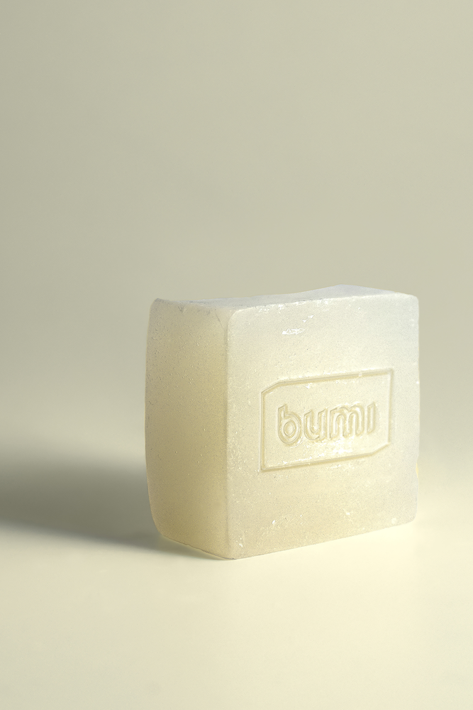 creamy coconut shampoo bar by Bumi Bars on thegreenlabels