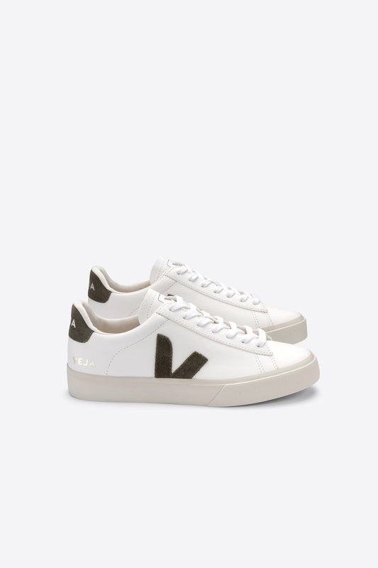 Shop campo extra white kaki by Veja at thegreenlabels