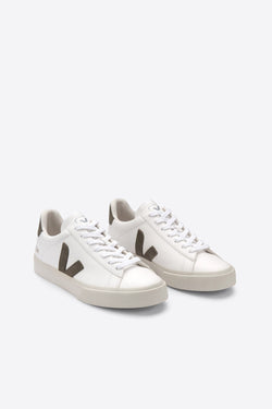 Shop campo extra white kaki by Veja at thegreenlabels
