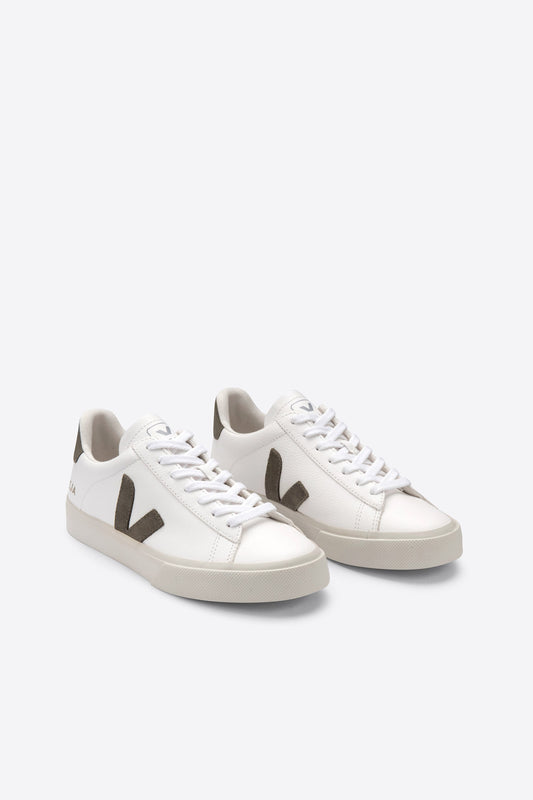Shop campo extra white kaki by Veja at thegreenlabels