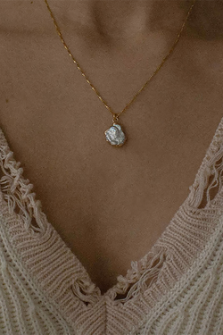 celestial necklace gold by Neinties on thegreenlabels