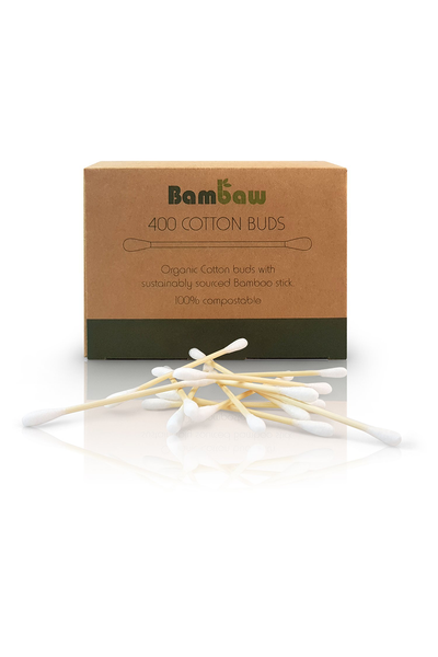 plastic free cotton buds by Bambaw on thegreenlabels