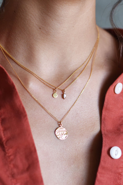 la lune necklace gold <br> by Neinties